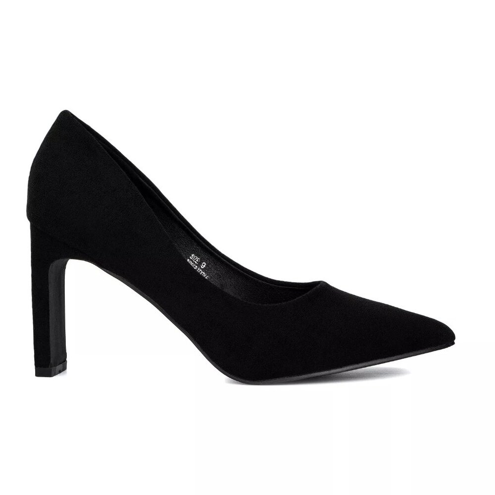 NWB New York & Company Luisa Pumps Sandals Black Size 8 - Picture 2 of 8